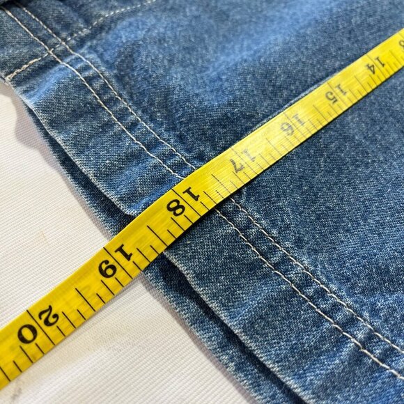 Vintage Liz Wear Button Down Denim Jean Skirt 80s 90s Size SMALL - Picture 9 of 10